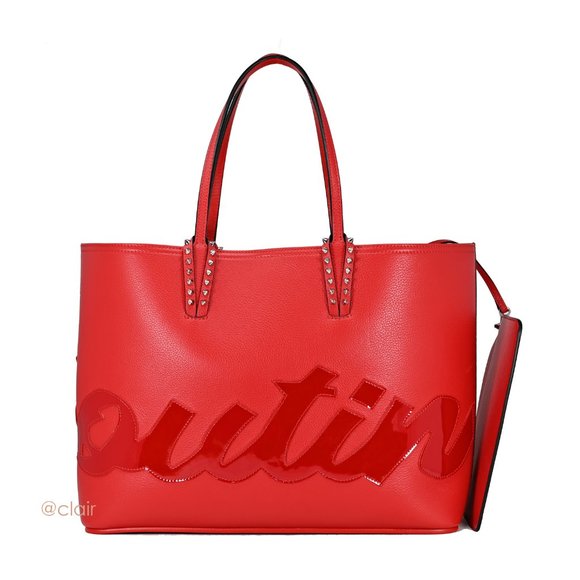 Christian Louboutin Cabata Patent Logo Leather Bag - Picture 3 of 10